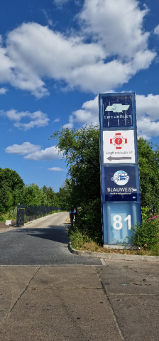 &amp;nbsp;
Zufahrt von Siegfriedstraße